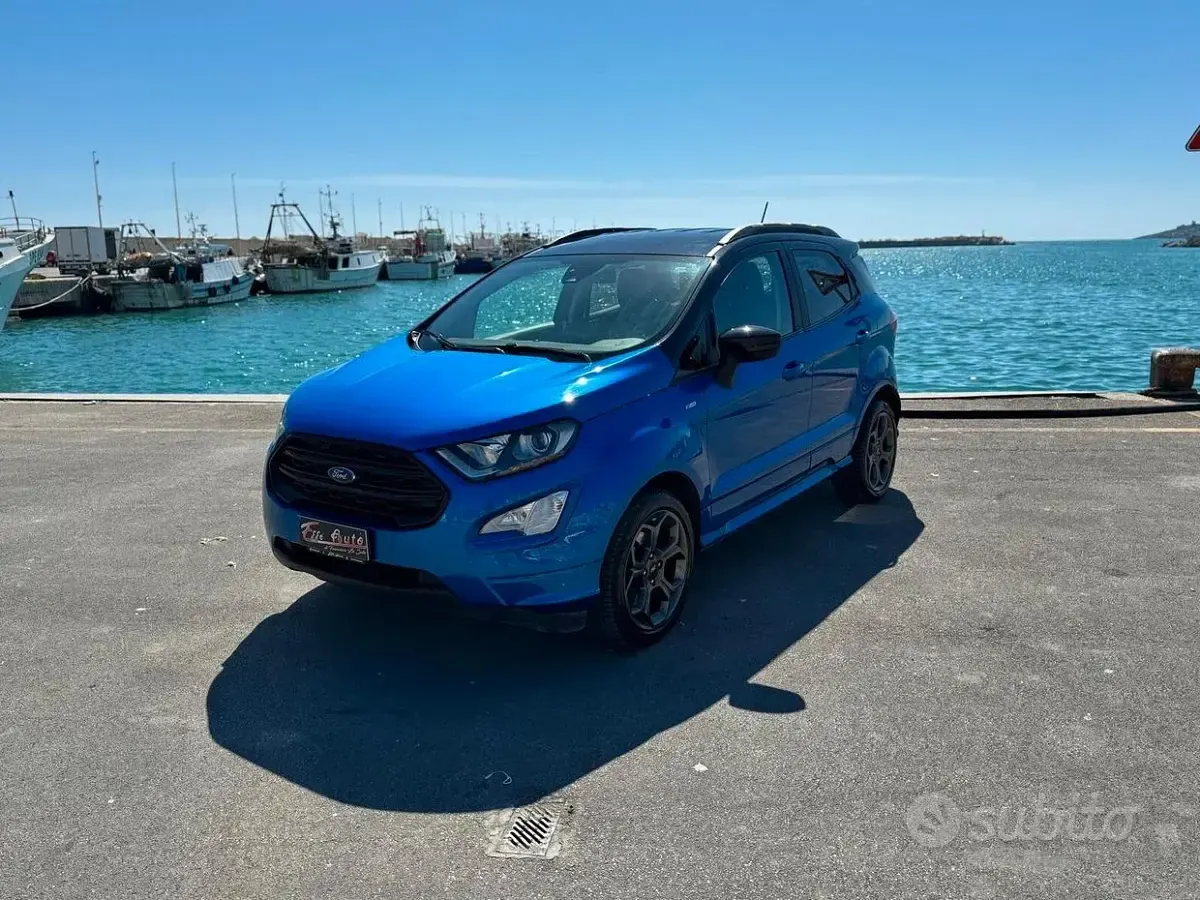 Usata Ford Ecosport ST-Line 125 CV (91 kW) 2020 Blu SUV