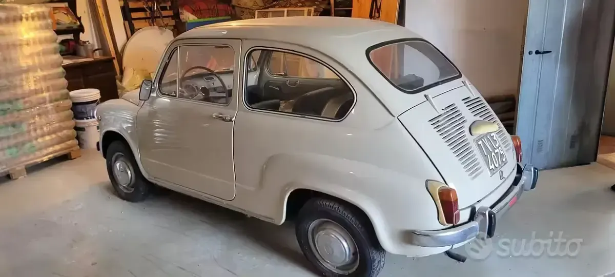 Usata Fiat 600 1960 Grigio Utilitaria