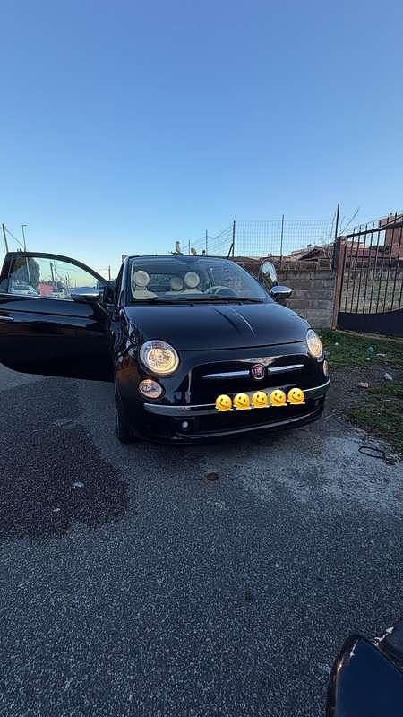 Usata Fiat 500C Lounge 69 CV (50 kW) 2015 Nero Cabrio