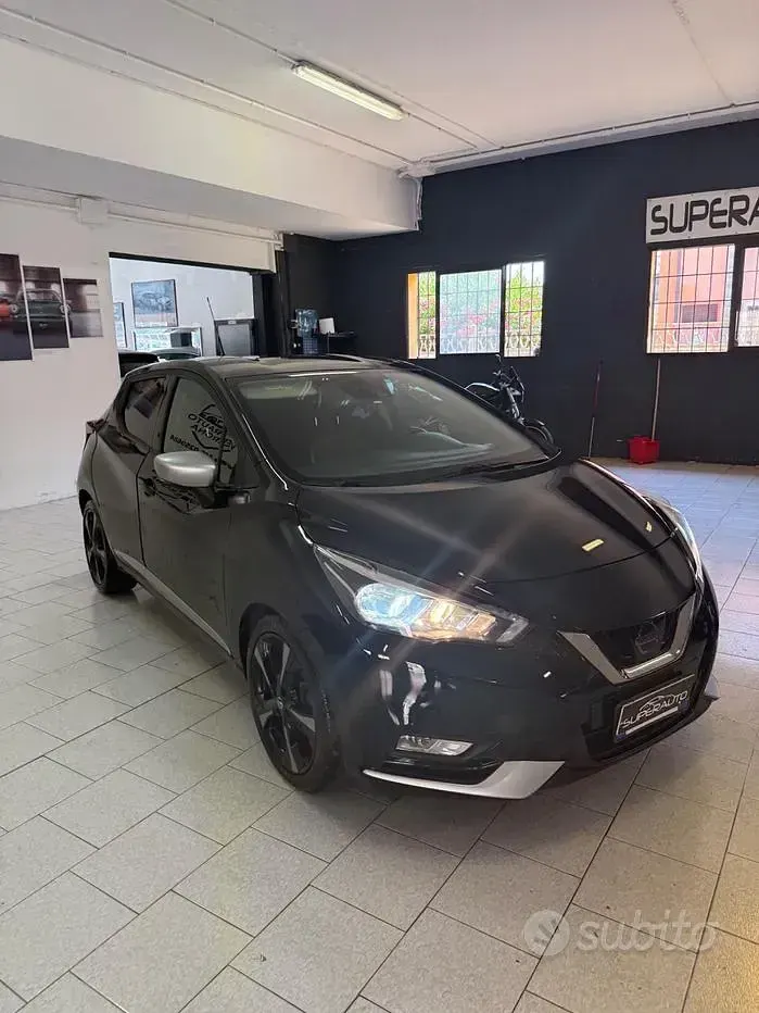 Usata Nissan Micra Tekna 90 CV (66 kW) 2017 Nero Utilitaria