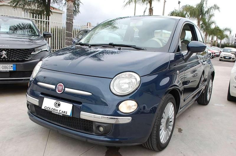Usata Fiat 500 Lounge 69 CV (50 kW) 2009 Blu/azzurro Cabrio