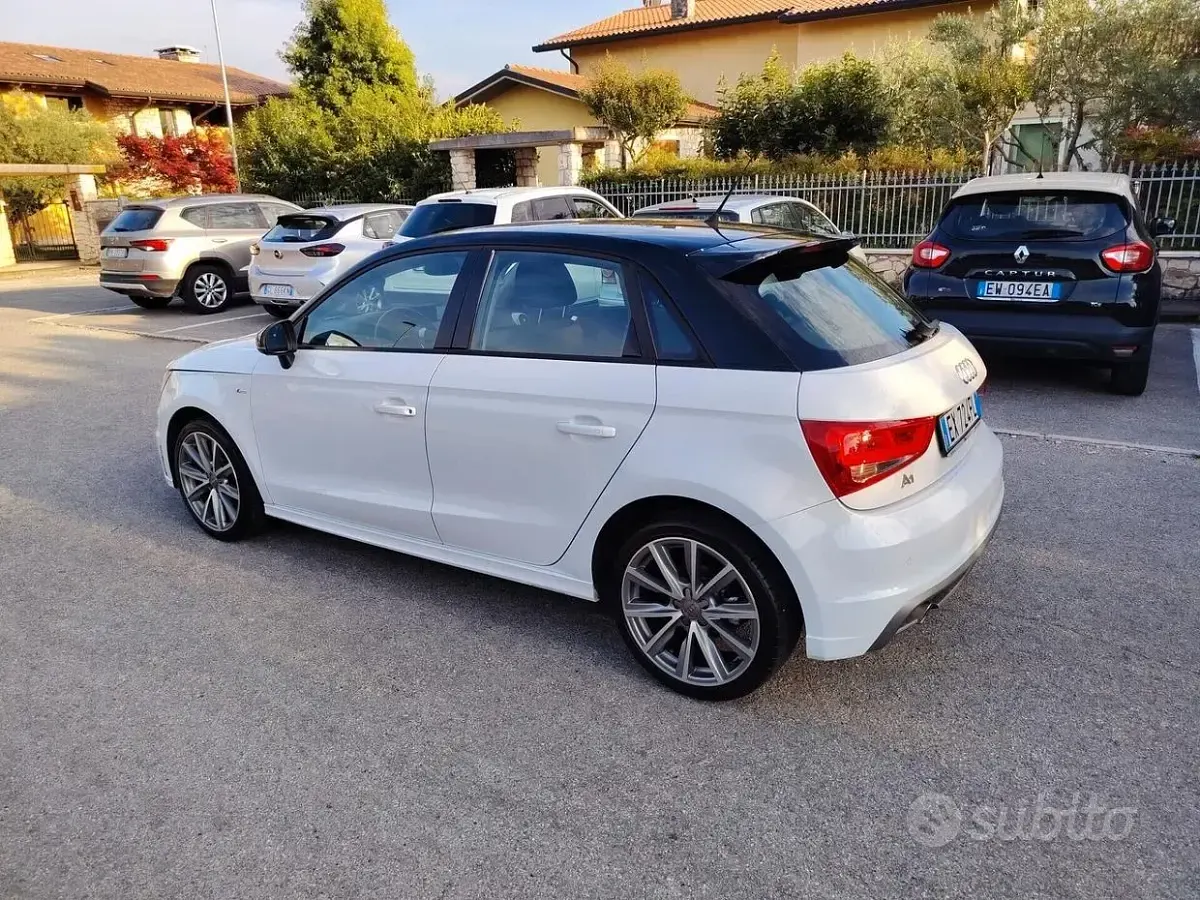Usata Audi A1 S-Line 105 CV (77 kW) 2014 Bianco Utilitaria