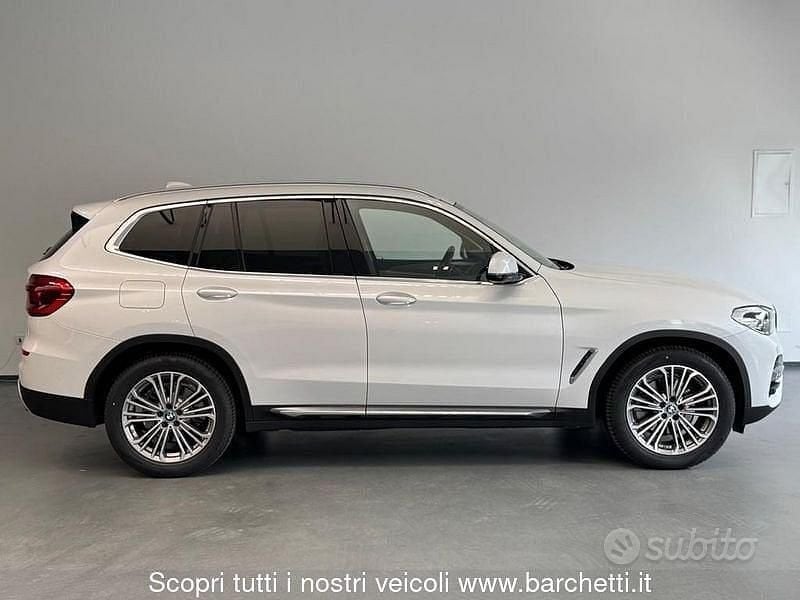 Usata BMW X3 Luxury Line 190 CV (139 kW) 2021 Bianco SUV