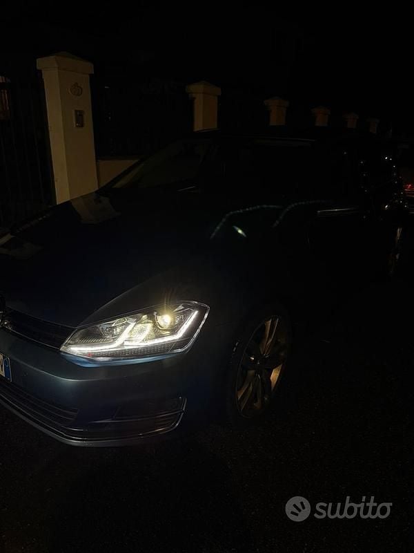 Usata VW Golf VII Highline 150 CV (110 kW) 2014 Blu Berlina