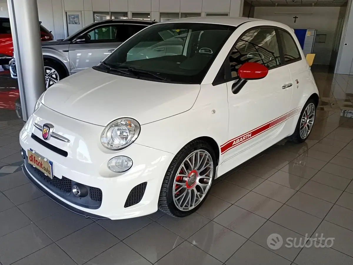 Usata Abarth 595 140 CV (102 kW) 2016 Bianco Berlina