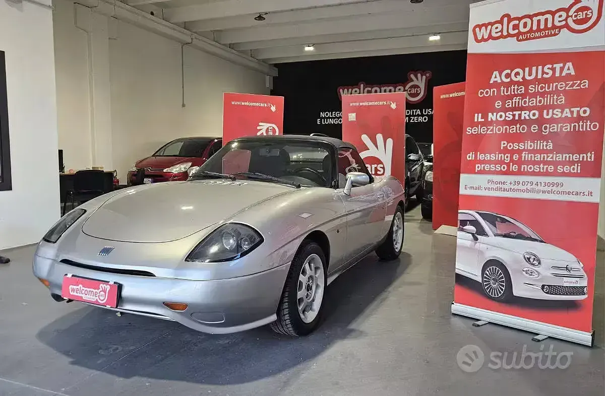Usata Fiat Barchetta 131 CV (96 kW) 2001 Grigio Cabrio