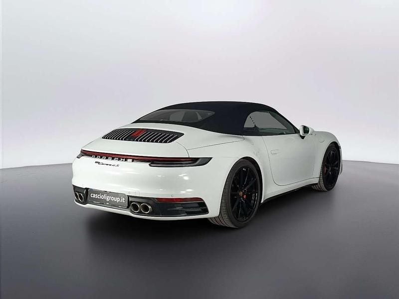 Usata Porsche 911 Carrera 4S Cabriolet 450 CV (330 kW) 2019 Bianco Cabrio