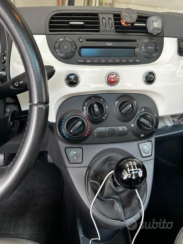 Usata Fiat 500 69 CV (50 kW) 2013 Bianco Utilitaria