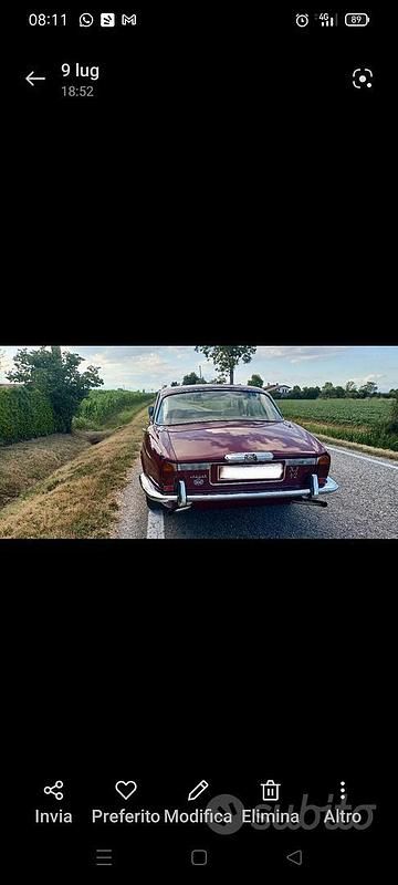 Usata Jaguar XJ6 1970 Rosso Berlina