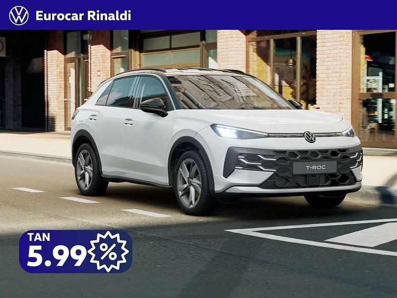 Nuova VW T-Roc Life 150 CV (110 kW) 2025 Pure white nero SUV