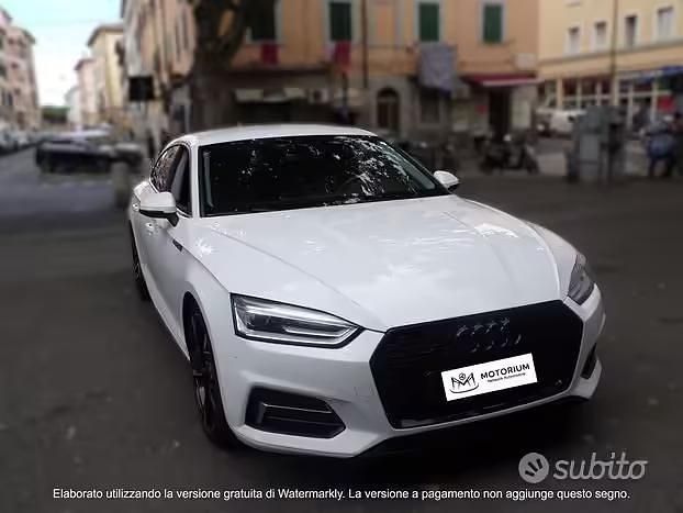 Usata Audi A5 Business 190 CV (139 kW) 2017 Bianco Coupé