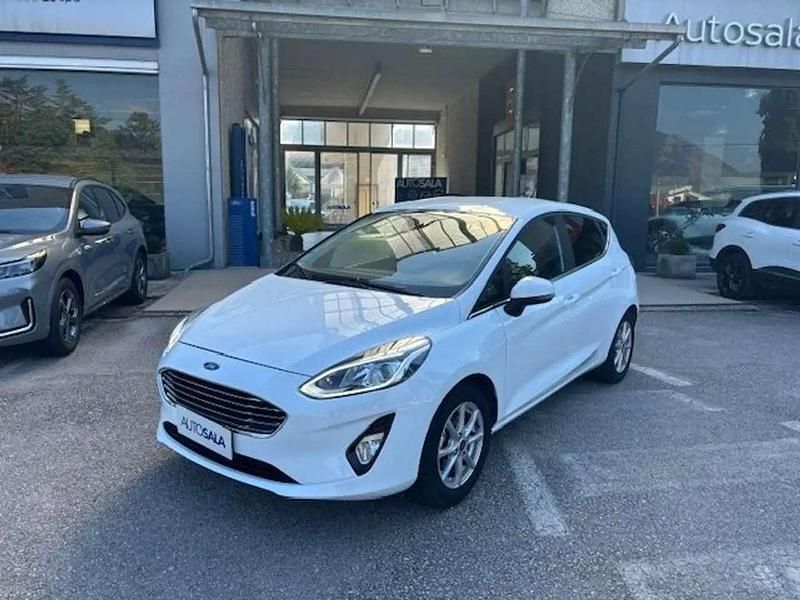 Bianco Usata 2021 Ford Fiesta Titanium Due volumi | 12.500 € (Buon prezzo) - Immagine 1/4