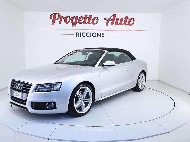 Usata Audi A5 Cabriolet S-Line 170 CV (125 kW) 2011 Grigio Cabrio