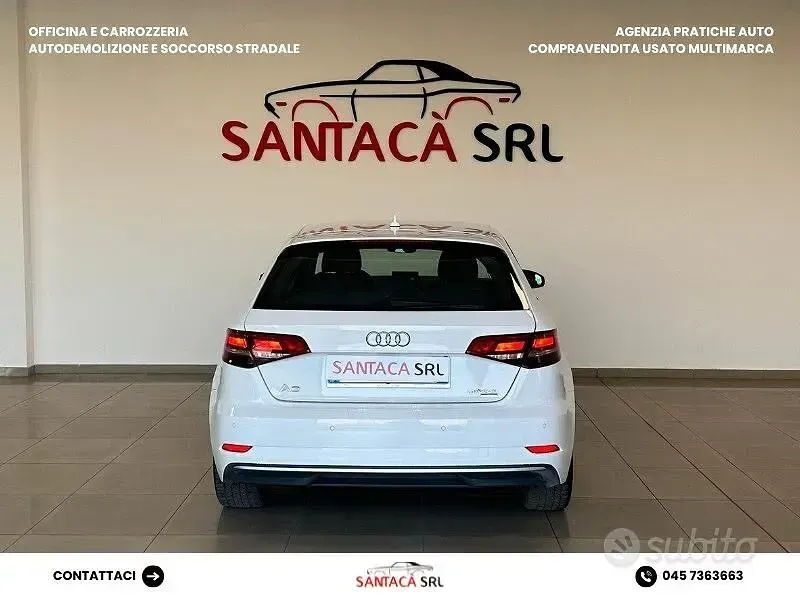 Usado Audi A3 Design 110 CV (80 kW) 2017 Blanco Berlina