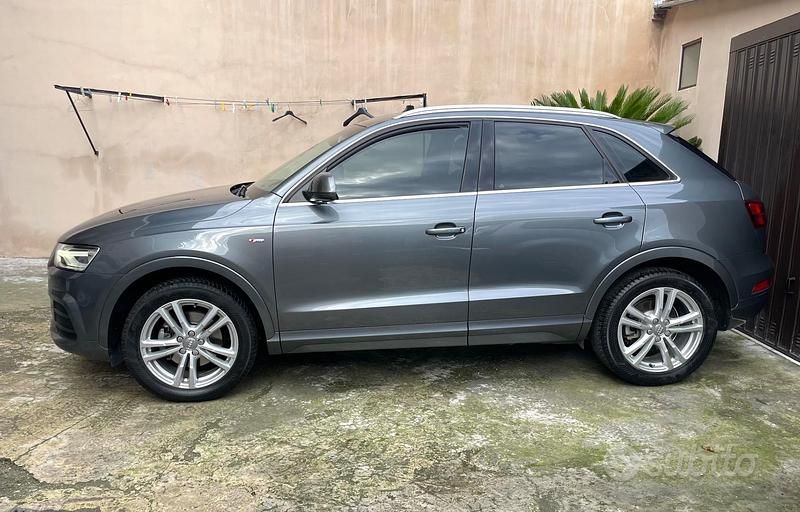Usata Audi Q3 S-Line 150 CV (110 kW) 2017 Grigio SUV