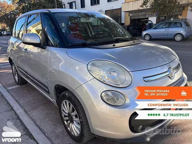 Usata Fiat 500L Lounge 80 CV (58 kW) 2015 Nero Monovolume