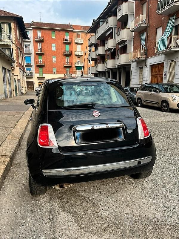 Usata Fiat 500 Pop 69 CV (50 kW) 2007 Nero Utilitaria