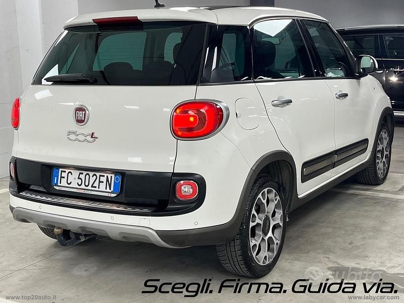 Usata Fiat 500L Trekking 105 CV (77 kW) 2015 Bianco Monovolume