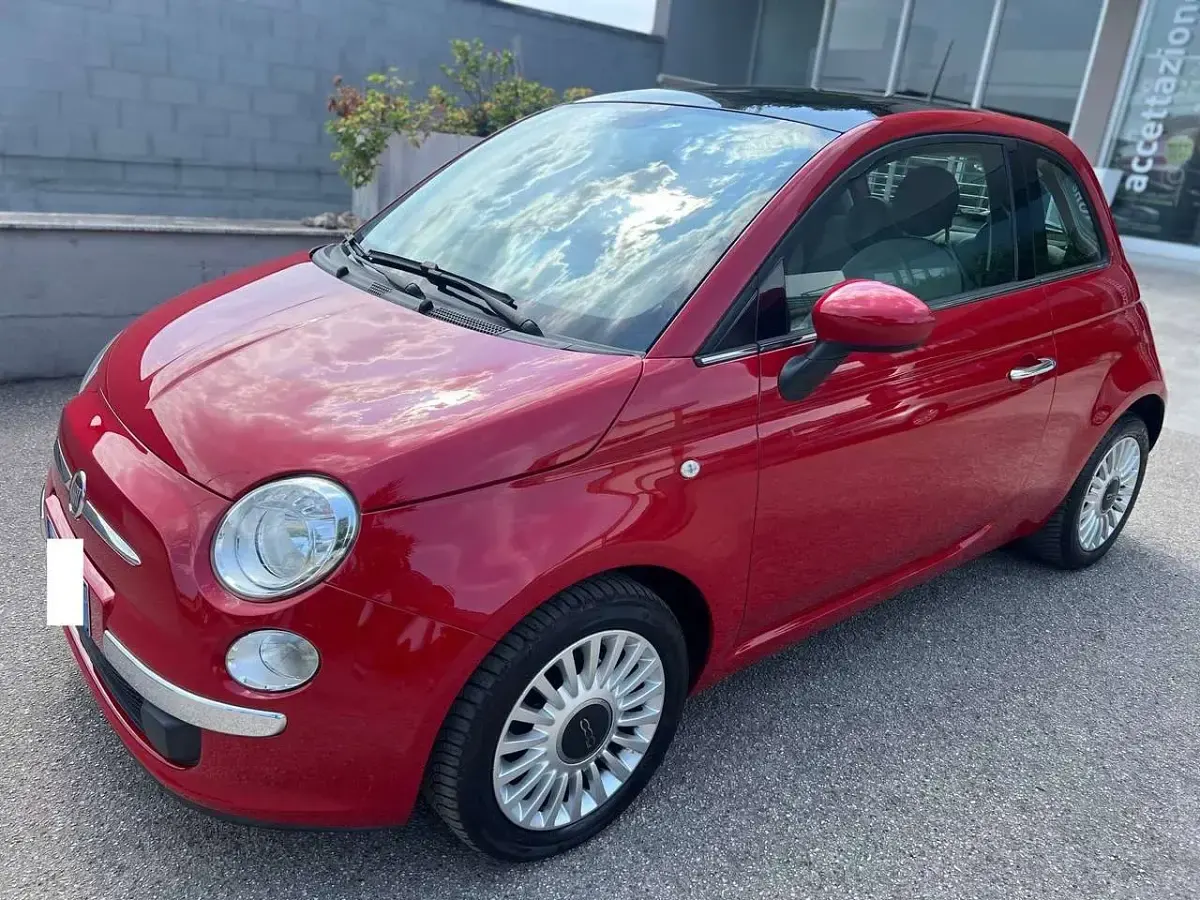 Usata Fiat 500 Lounge 95 CV (69 kW) 2012 Rosso Utilitaria