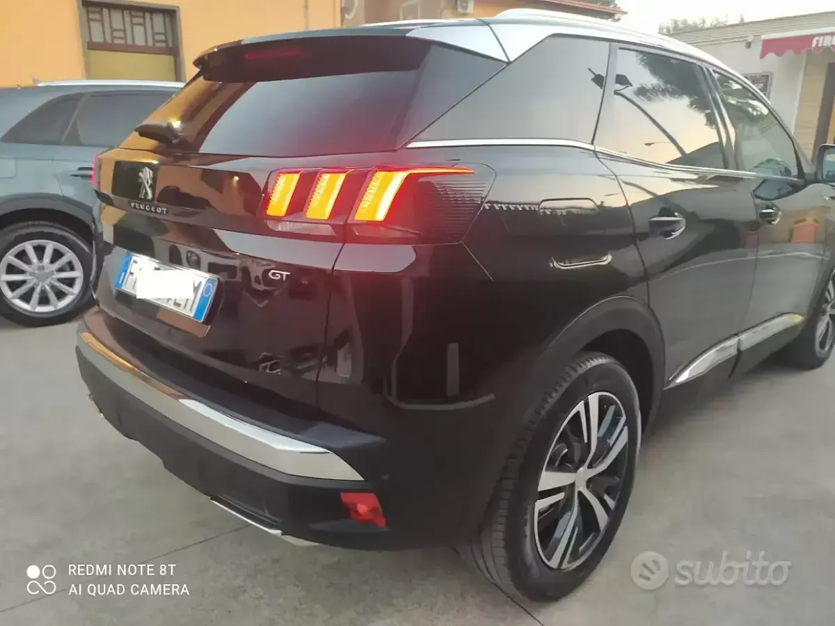 Usata Peugeot 3008 GT-line 120 CV (88 kW) 2018 Nero SUV