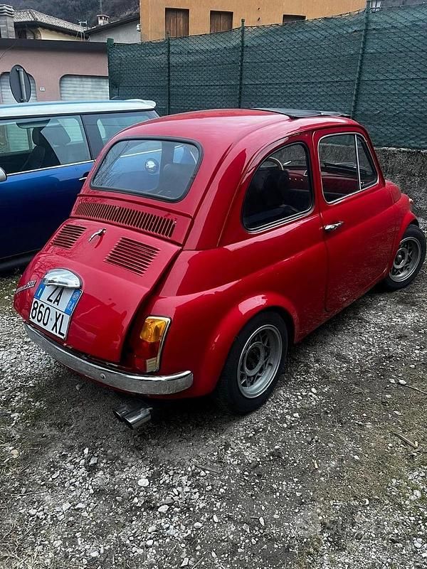 Usata Fiat 500 1960 Rosso Utilitaria