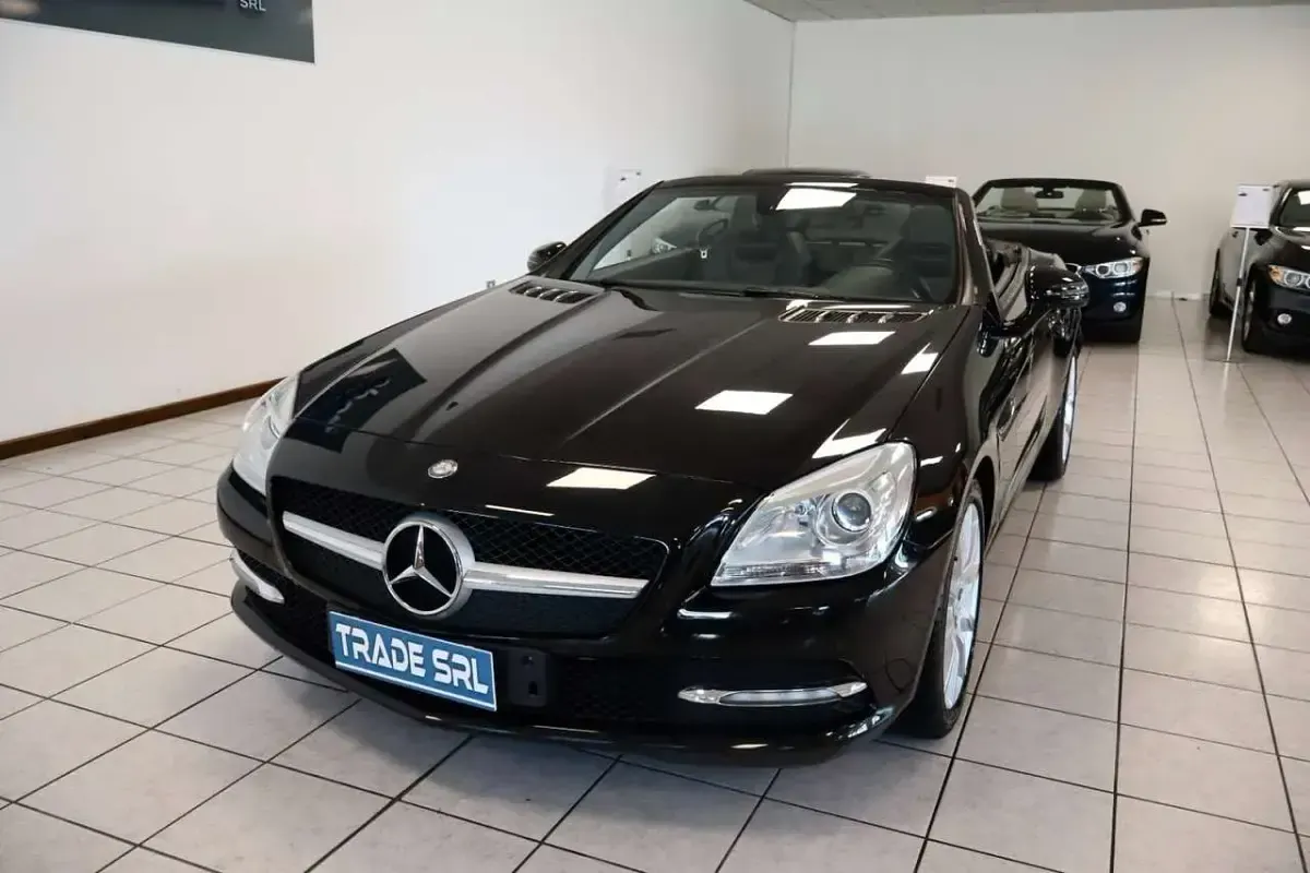 Usata Mercedes SLK200 184 CV (135 kW) 2012 Nero Cabrio