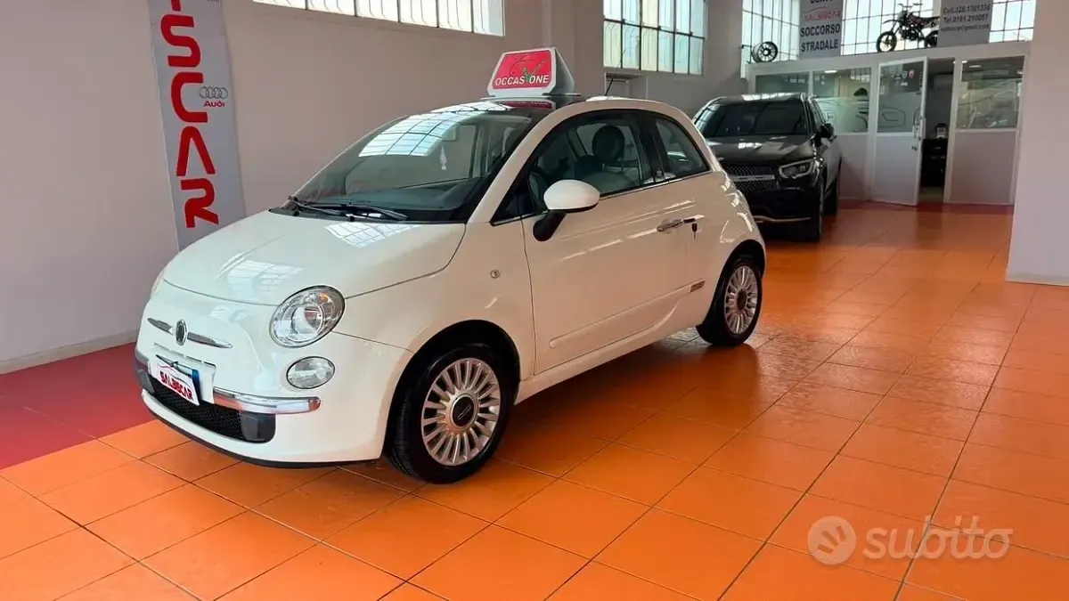 Usata Fiat 500 69 CV (50 kW) 2012 Bianco Berlina
