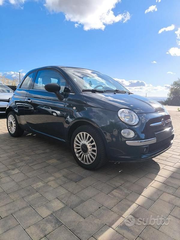 Occasion Fiat 500 Lounge 69 ch (50 kW) 2013 Bleue Monospace