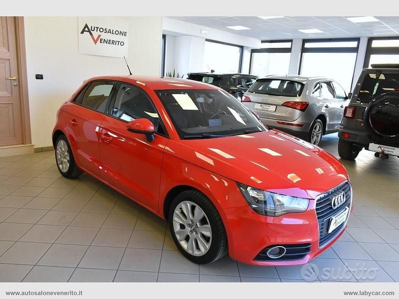 Usata Audi A1 Ambition 90 CV (66 kW) 2012 Rosso Utilitaria