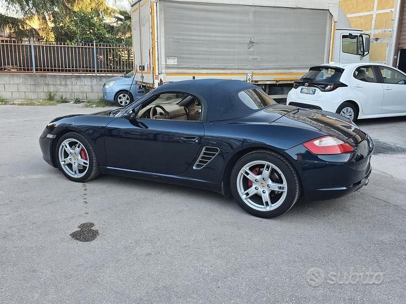 Usata Porsche Boxster 2008 Blu Cabrio