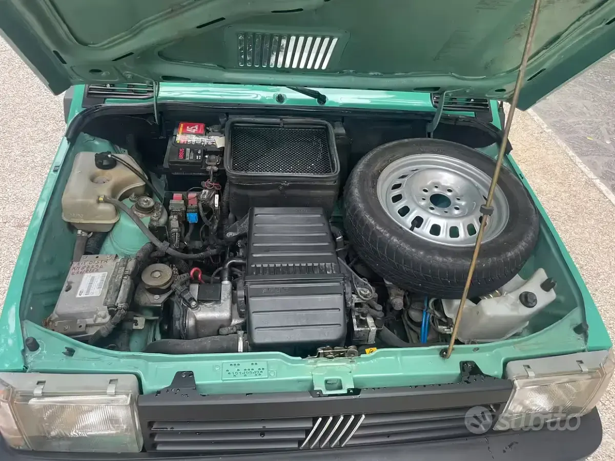 Usata Fiat Panda Young 54 CV (39 kW) 2003 Verde Utilitaria