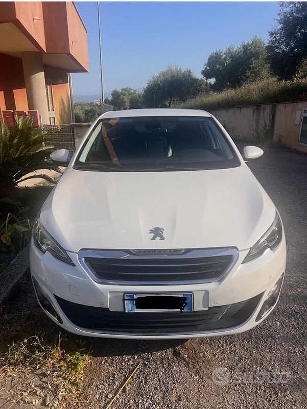 Usata Peugeot 308 Allure 120 CV (88 kW) 2016 Bianco Berlina