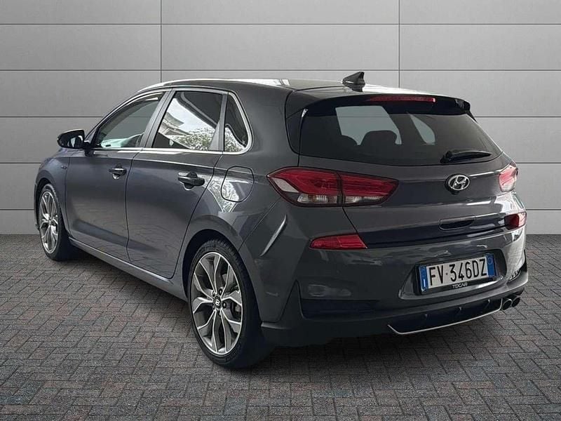 Usata Hyundai i30 N Line 136 CV (100 kW) 2019 Grigio Utilitaria