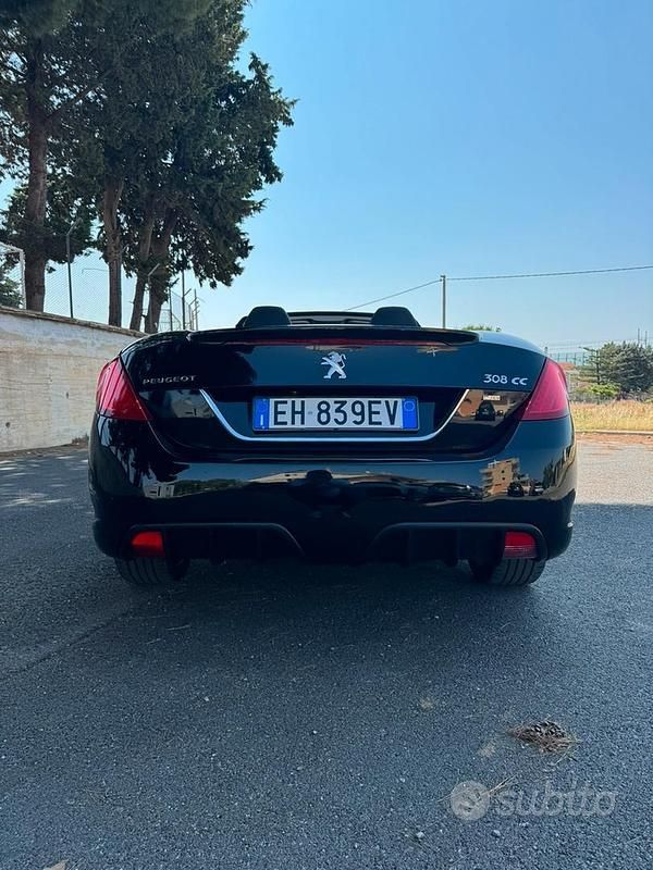 Usata Peugeot 308 CC 2012 Nero Cabrio