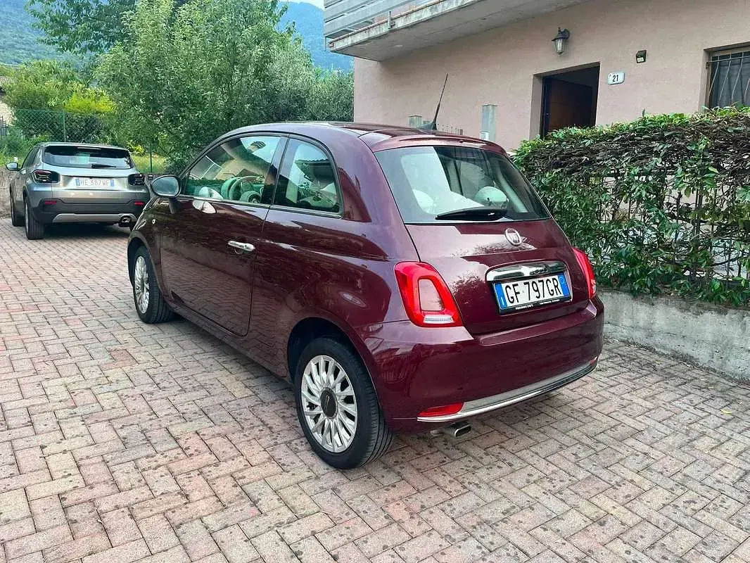 Usata Fiat 500C Pop 101 CV (74 kW) 2019 Rosso Cabrio
