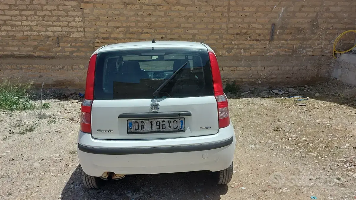 Usata Fiat Panda 2008 Bianco Utilitaria