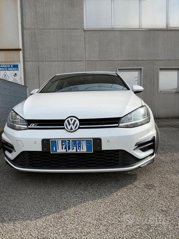 Usata VW Golf VII R-line 115 CV (84 kW) 2019 Bianco Berlina