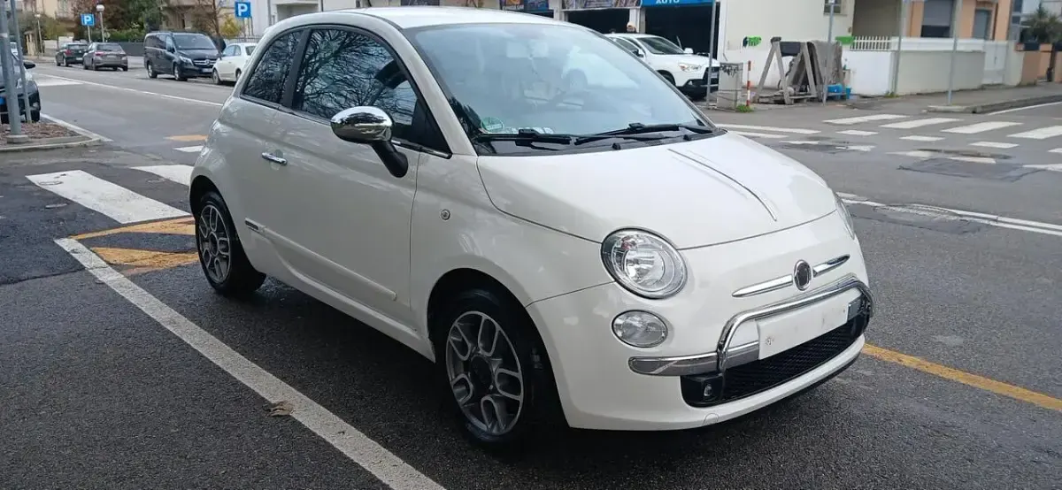 Usata Fiat 500 Pop 75 CV (55 kW) 2008 Bianco Berlina
