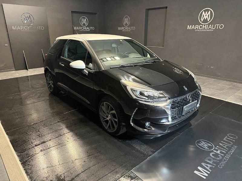 Usata DS Automobiles DS3 Sport Chic 110 CV (80 kW) 2017 Bicolore bianco/nero metallizzato Utilitaria