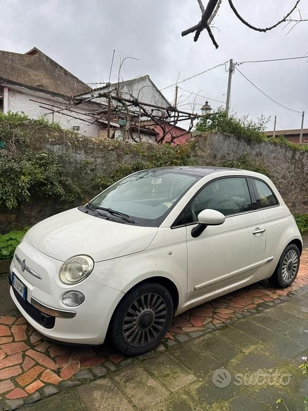 Usata Fiat 500 85 CV (62 kW) 2012 Bianco Berlina