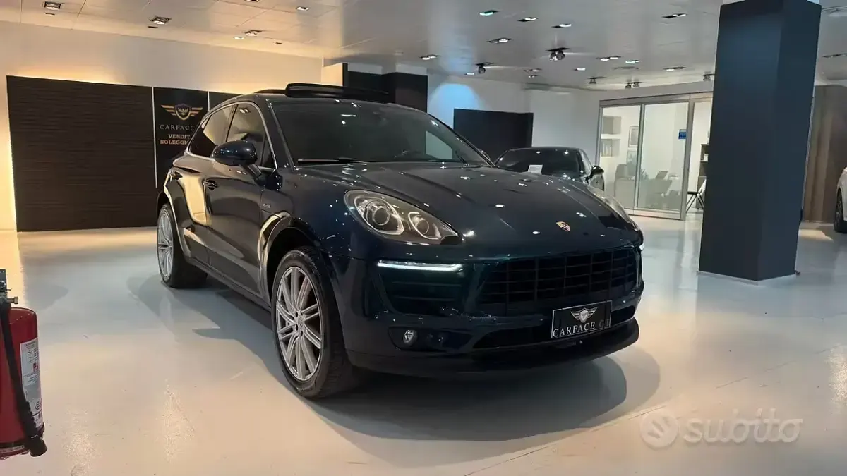 Usata Porsche Macan 250 CV (183 kW) 2015 Blu SUV