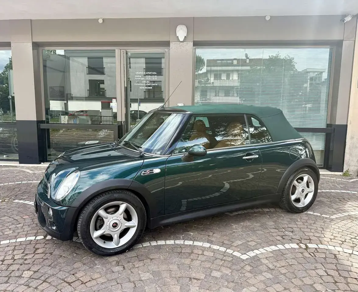 Usata Mini Cooper S Cabriolet 170 CV (125 kW) 2005 Verde Cabrio