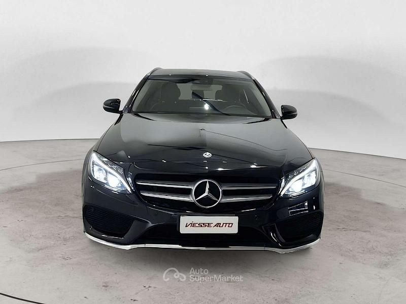 Usata Mercedes C220 Premium 170 CV (125 kW) 2018 Nero Station wagon