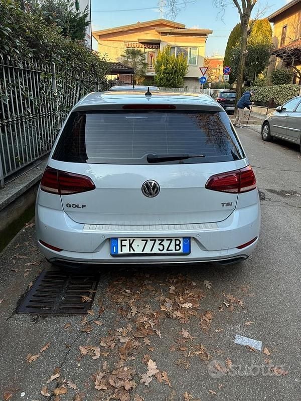 Usata VW Golf VII Business 110 CV (80 kW) 2017 Bianco Berlina