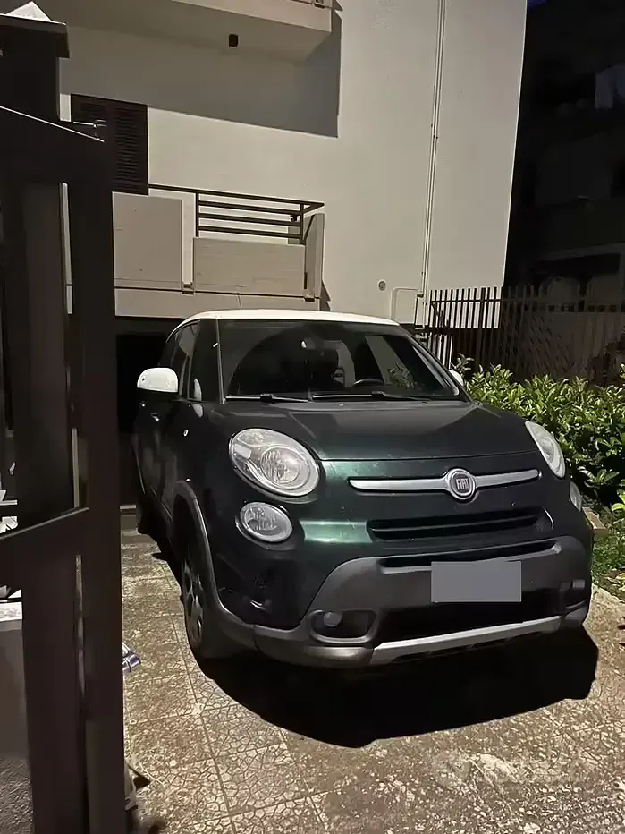 Usata Fiat 500L Trekking 105 CV (77 kW) 2014 Verde Monovolume
