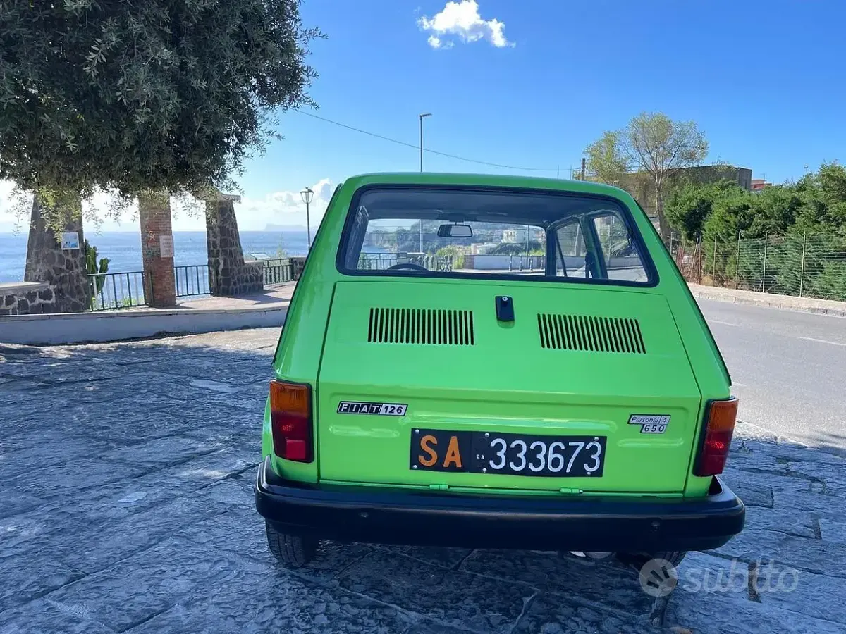 Usata Fiat 126 1970 Verde Utilitaria