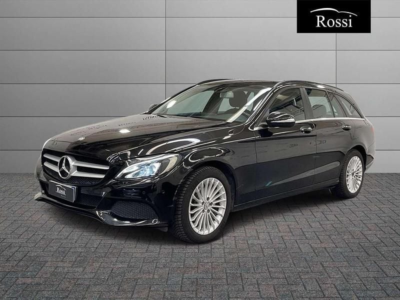 Nero metallizzato Usata 2015 Mercedes C200 Business Station wagon | 9500 € (Buon prezzo) - Immagine 1/4