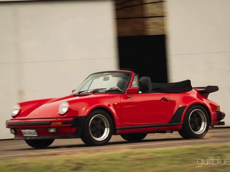 Usata Porsche 911 Turbo Cabriolet 286 CV (210 kW) 1989 Rosso Cabrio