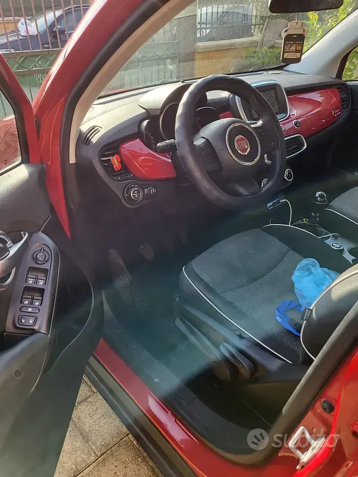 Usata Fiat 500X 120 CV (88 kW) 2017 Rosso SUV