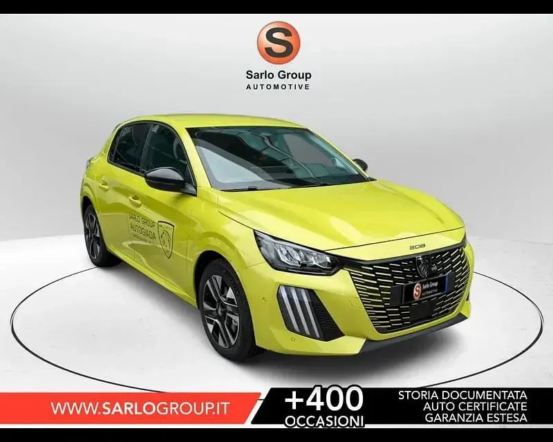 Nuova Peugeot 208 110 CV (80 kW) 2026 Giallo Utilitaria